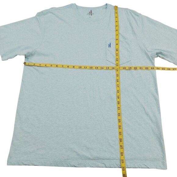 Johnnie-O T-Shirt Mens XL Green Cotton Short Sleeve Crew Neck Outdoor Beach - Picture 10 of 10